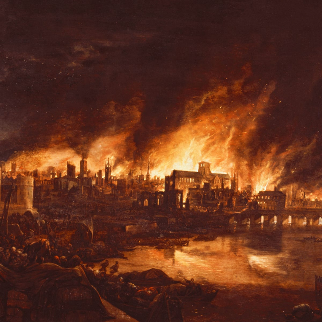 The great fire, il grande incendio di Londra del 1666